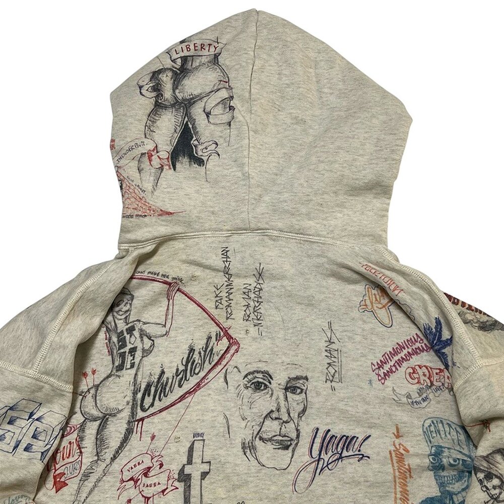 Saint Mxxxxxx x Born x Raised Pullover Hoodie Multi | Saint Michael - Picture 5 of 5
